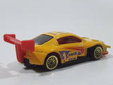 1998 Hot Wheels First Editions Pikes Peak Celica Pennzoil Express Lube 1 No Fear Yellow Die Cast Toy Race Car Vehicle