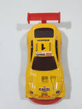 1998 Hot Wheels First Editions Pikes Peak Celica Pennzoil Express Lube 1 No Fear Yellow Die Cast Toy Race Car Vehicle