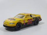 1996 Racing Champions NASCAR #30 Michael Waltrip Pennzoil Yellow Die Cast Toy Race Car Vehicle