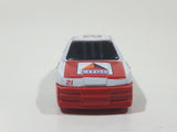 1993 Racing Champions Premier Edition NASCAR #21 Morgan Shepherd Citgo Ford Thunderbird White and Orange Die Cast Race Car Vehicle