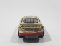 1996 Racing Champions NASCAR #21 Michael Waltrip Citgo Ford Thunderbird Gold Chrome Die Cast Toy Race Car Vehicle
