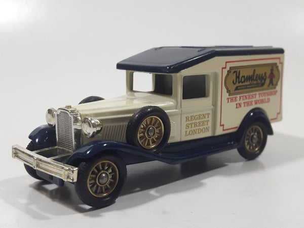 Lledo Days Gone 1936 Packard Delivery Van Hamley's The Finest Toyshop In The World Regent Street London Cream White Die Cast Toy Car Vehicle