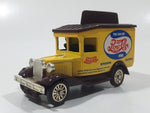 Golden Wheels Pepsi Cola Delivery Truck Yellow and Brown Die Cast Toy Car Vehicle