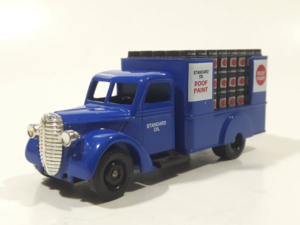 Lledo Chevron No. 17 Standard Oil Roof Paint 1939 Delivery Truck Blue Die Cast Toy Car Vehicle