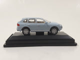 Malibu International Ltd Porsche Cayenne Turbo 1/87 Scale Light Blue Die Cast Toy Car Vehicle in Display Case 2 1/4" Long