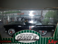 1997 Gearbox Pedal Car Company Limited Edition Series 7 Texaco Sky Chief 1956 Ford Thunderbird Chain Driven Pedal Car Black 1:43 Scale Die Cast Toy Car Vehicle New in Box