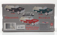 1997 Gearbox Pedal Car Company Limited Edition Series 12 Texaco 1955 Chevy Bel Air Chain Driven Pedal Car Red and White 1:43 Scale Die Cast Toy Car Vehicle New in Box