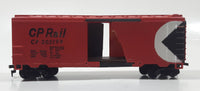 HO Scale CP Rail CP 202199 Box Car Red Plastic Train Car Vehicle Busted Side