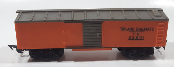 Tri-ang R114 OO Scale Tri-ang Railways T.R. 22831 Box Car Orange Plastic Train Car Vehicle