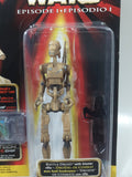 1998 Hasbro Star Wars Episode 1 Collection 1 CommTech 4 1/4" Tall Battle Droid with Blaster Toy Action Figure and Chip New in Package