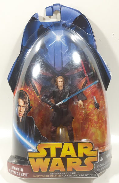2005 Hasbro LucasFilm Star Wars Revenge Of The Sith Anakin Skywalker 4 1/4" Tall Toy Action Figure New in Package