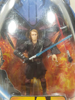 2005 Hasbro LucasFilm Star Wars Revenge Of The Sith Anakin Skywalker 4 1/4" Tall Toy Action Figure New in Package