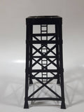 Black Metal Water Tower 8" Tall