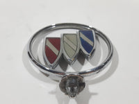 Vintage 1980s Buick Century Round Metal Hood Ornament Emblem Badge 2"