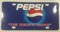 Pepsi "The Yukon's Choice" Plastic Vehicle License Plate Tag