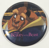 The Walt Disney Productions Beauty and The Beast 2 1/4" Round Button Pin