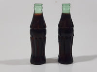 Set of 2 Coca Cola 1 5/8" Tall Miniature Plastic Bottles