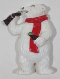 1998 Coca Cola 2 1/8" Tall Polar Bear Fridge Magnet