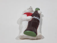 1998 Coca Cola 2 1/8" Tall Polar Bear Fridge Magnet