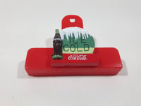 1998 Ice Cold Drink Coca Cola Sold Here 2 3/8" x 3" Fridge Magnet Clip