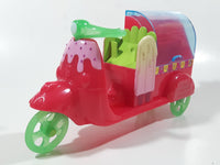 Moose Shopkins Strawberry Themed Plastic Ice Cream Bike Cart Vehicle