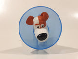 2019 McDonald's Secret Life Of Pets 2 Movie Bobbler Max Dog with Cone 3 1/2" Long Plastic Toy Figure