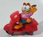 1989 McDonald's Garfield and Odie on a Motorbike Toy Vehicle and Figure