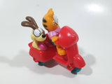 1989 McDonald's Garfield and Odie on a Motorbike Toy Vehicle and Figure