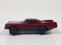 Unknown Brand #8 Dark Red Die Cast Toy Car Vehicle