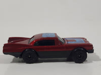 Unknown Brand #8 Dark Red Die Cast Toy Car Vehicle
