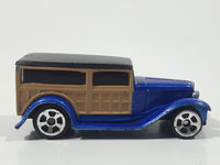 Maisto Fresh Metal 1932 Ford Wood Panel Van Blue 1/64 Scale Die Cast Toy Classic Car Vehicle
