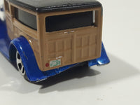 Maisto Fresh Metal 1932 Ford Wood Panel Van Blue 1/64 Scale Die Cast Toy Classic Car Vehicle