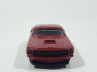 2014 Hot Wheels Mustang 50th '69 Mustang Red Die Cast Toy Muscle Car Vehicle