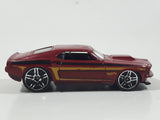 2014 Hot Wheels Mustang 50th '69 Mustang Red Die Cast Toy Muscle Car Vehicle
