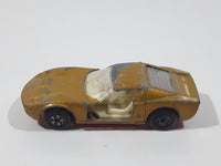 Vintage Lesney Superfast Matchbox Series No. 33 Lamborghini Miura Gold Die Cast Toy Car Vehicle