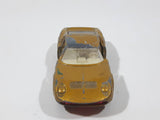 Vintage Lesney Superfast Matchbox Series No. 33 Lamborghini Miura Gold Die Cast Toy Car Vehicle