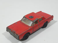 Vintage Lesney Matchbox Series No. 59 Mercury Fire Chief Red Die Cast Toy Car Vehicle (A) Made in England