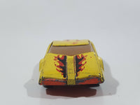 Vintage 1973 Lesney Products Matchbox Superfast No. 33 Datsun 126X Yellow and Orange Die Cast Toy Car Vehicle