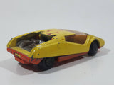 Vintage 1973 Lesney Products Matchbox Superfast No. 33 Datsun 126X Yellow and Orange Die Cast Toy Car Vehicle