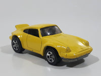1999 Hot Wheels Porsche 911 P-911 Yellow Die Cast Toy Car Vehicle