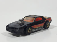 1982 Hot Wheels Blown Camaro Z-28 Black Die Cast Toy Car Vehicle