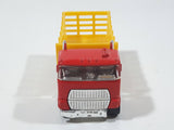 1993 Hot Wheels Ford Stake Bed Truck Red Die Cast Toy Car Vehicle Semi Rig Tractor