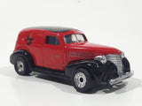 1992 Matchbox '39 Chevy Sedan Delivery Red and Black Big Muddy Red Dubuque Brewing 1/57 Scale Die Cast Toy Car Vehicle