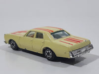 Yatming No. 1031 Dodge Monaco Pale Cream Yellow Die Cast Toy Car Vehicle