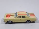 Yatming No. 1031 Dodge Monaco Pale Cream Yellow Die Cast Toy Car Vehicle