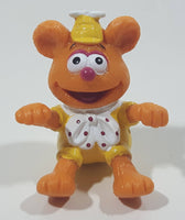 1986 McDonald's Muppet Babies Baby Fozzie Bear 2" Tall Toy Figure