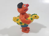 1980s Applause Muppets Sesame Street "Ernie Wearing a Float" PVC Toy Figure
