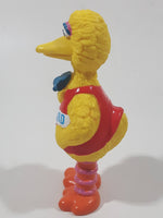 1980s Applause Muppets Sesame Street Big Bird Lifeguard PVC Toy Figure