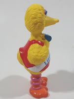 1980s Applause Muppets Sesame Street Big Bird Lifeguard PVC Toy Figure