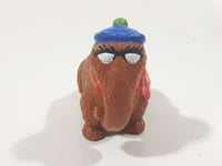 1980s Muppets Applause Sesame Street Characters Snuffleupagus with Hat PVC Toy Figure